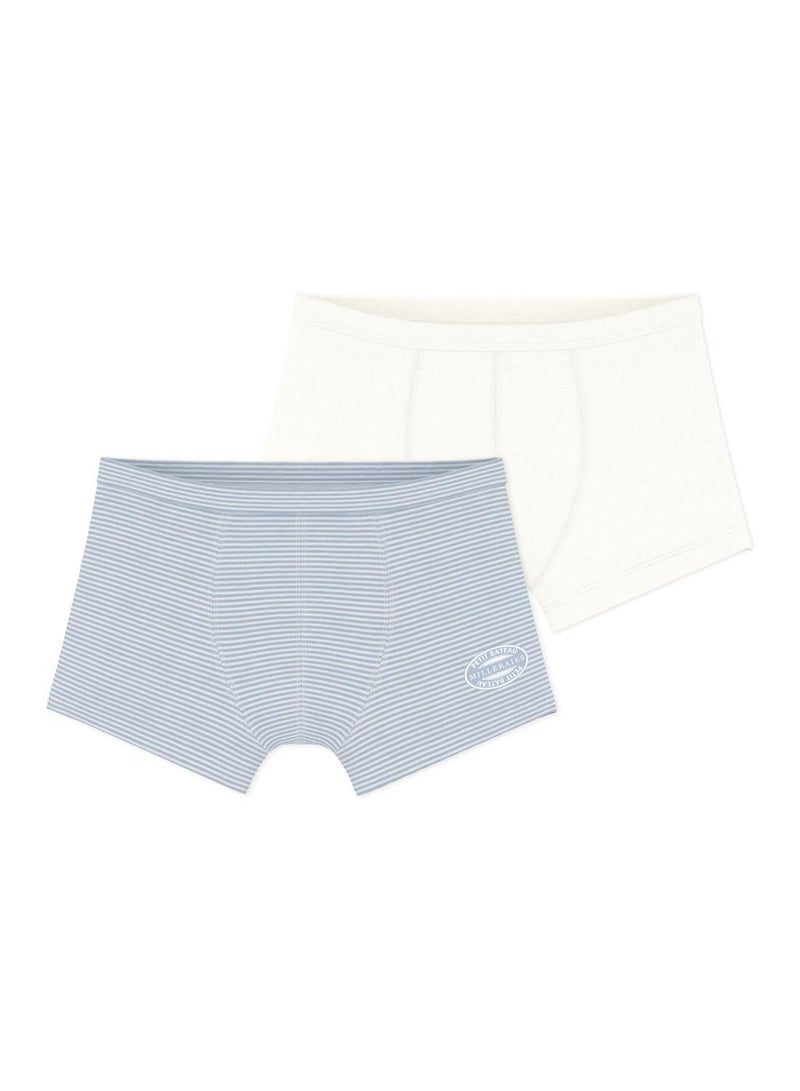 Petit Bateau Children's Cotton Boxers - 2-Pack - Image 1